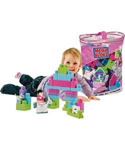 Maxi Bricks Pink Pony 100 Piece Bag