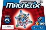 Mega Brands Magnetix 25CT Coloured Balls & Bars