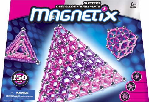 Megabrands Magnetix Hot Pinks and Glitter 150ct