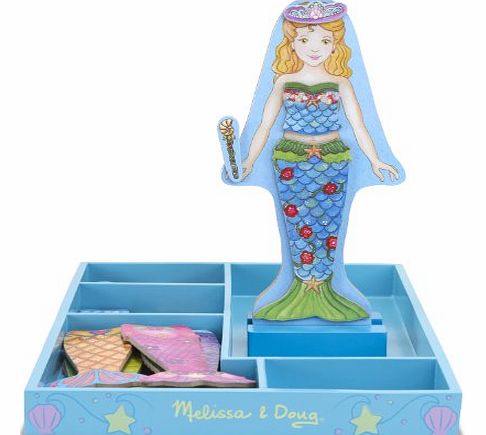 Magnetic Wooden Dress Up Doll Waverly Mermaid