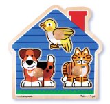 Melissa and Doug House Pets Large Peg Puzzle