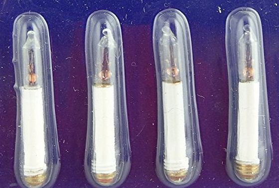 Melody Jane Dolls Houses Dolls House Lighting Accessory 4 Spare Candlestick Candle Bulbs 12V 30MA