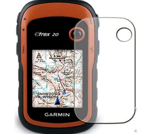 Membrane 6 x Membrane Screen Protectors for Garmin eTrex 20 / 30 - Crystal Clear (Glossy), Retail Package, Installation Kit
