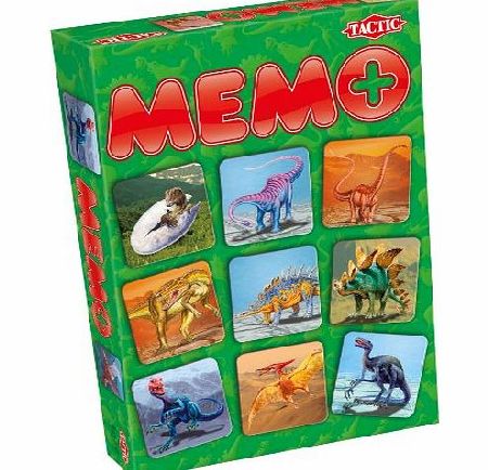 Memo- Dinosaurs Tactic Memo Dinosaurs Card Game