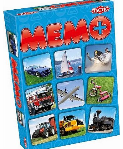 Memo- Vehicles Tactic Memo Vehicles Card Game