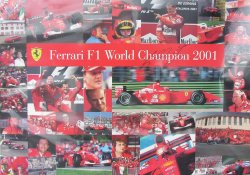 Michael Schumacher Signed World Champion 2001 Poster
