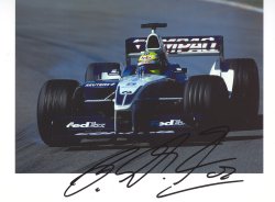 Memorabilia Ralf Schumacher 2002 Signed Photo