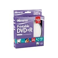 - 10 x DVD R - 4.7 GB ( 120min ) 16x -