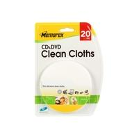 memorex CD/DVD Clean Cloths - Cleaning cloths