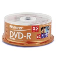 Memorex Professional DVD-R 4.7GB 16x 25 Pack