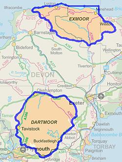 Explorer Region 8- Dartmoor and Exmoor