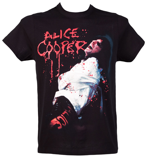 mens Alice Cooper Crazy House Black T-Shirt