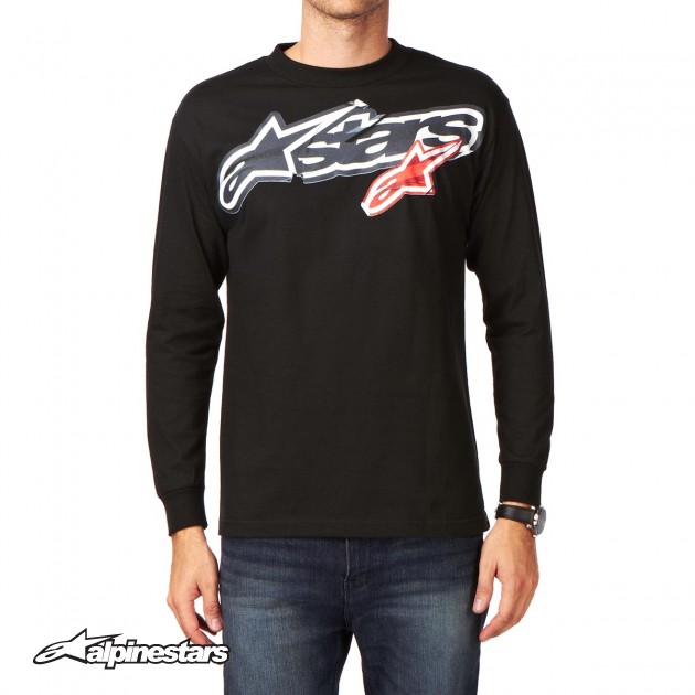 Mens Alpinestars Stuck Long Sleeve T-Shirt -