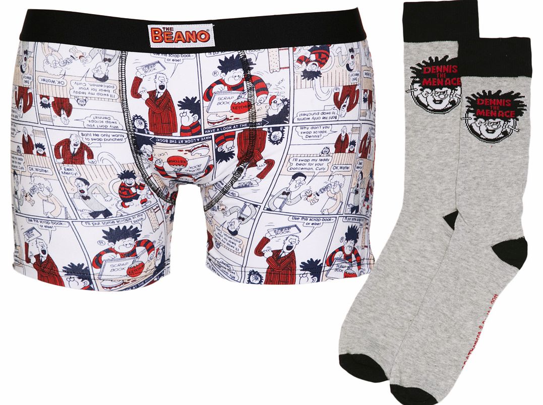Beano Boxer and Socks Gift Set