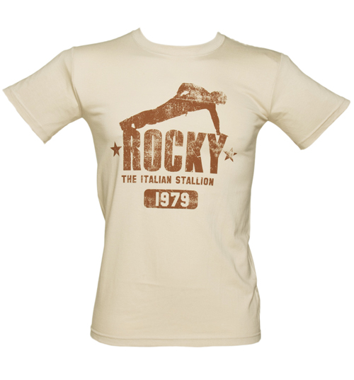 Beige Vintage Rocky Push up T-Shirt