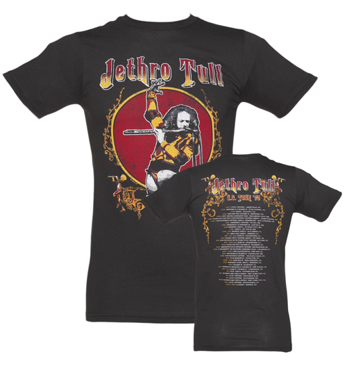 Black 75 Tour Jethro Tull T-Shirt