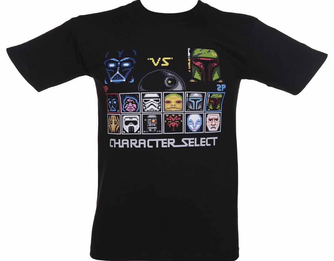 Black Character Select Star Wars T-Shirt