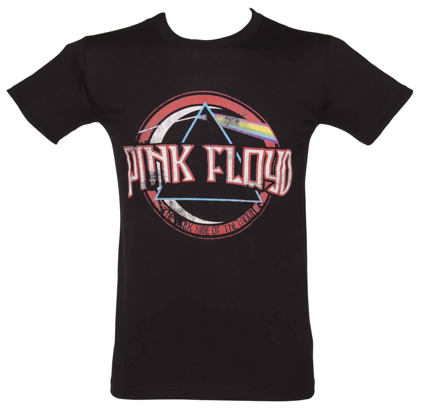 Black Pink Floyd On The Run T-Shirt