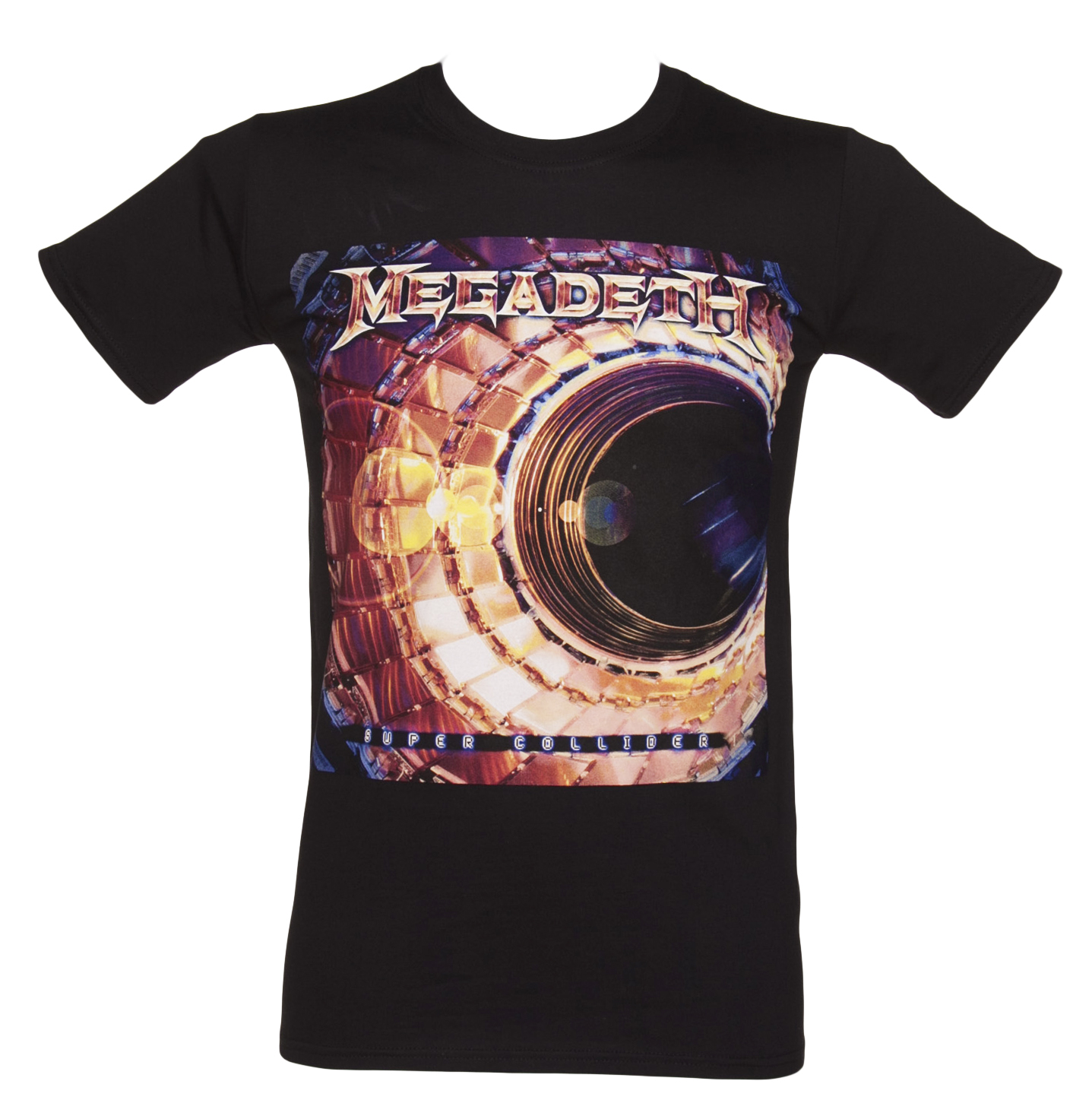 Black Super Collider Megadeth T-Shirt