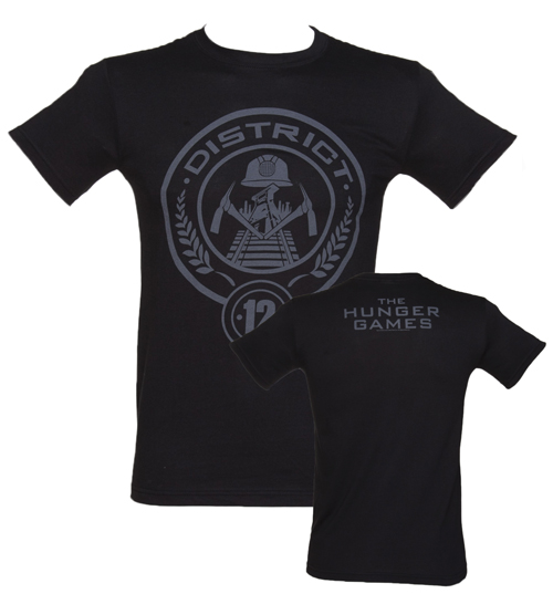 Black The Hunger Games T-Shirt