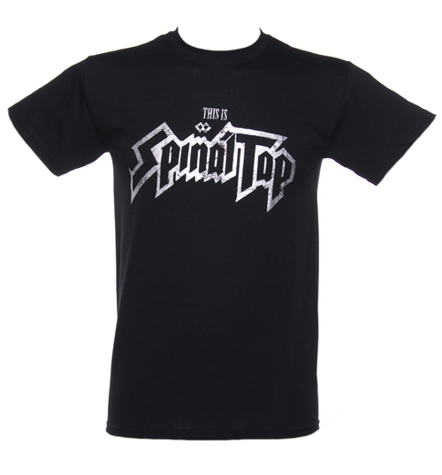 Black Vintage Logo Spinal Tap T-Shirt