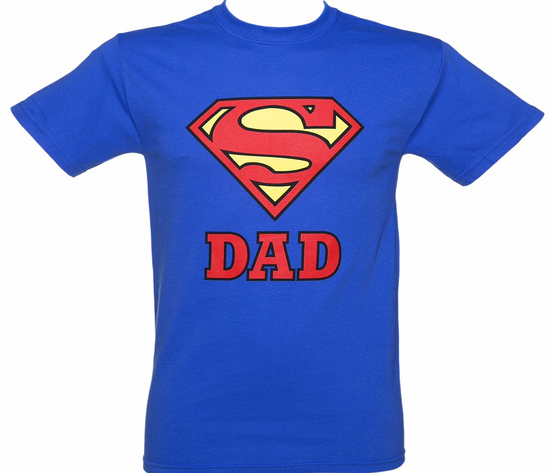 Blue Superman Dad T-Shirt