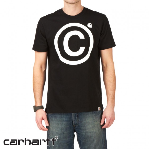 Carhartt Copyright T-Shirt - Black/White