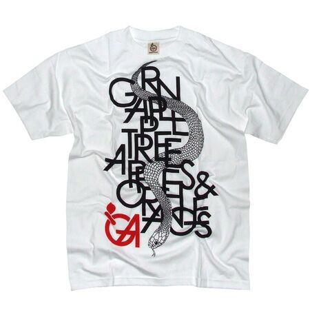 GRN Apple Tree Avant Garde White T-Shirt