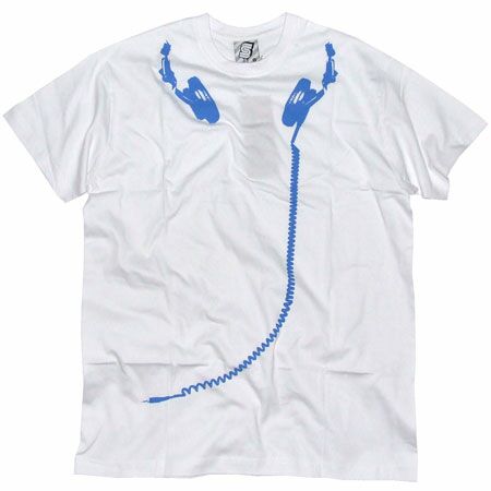 SeventySeven Headphones White T-Shirt