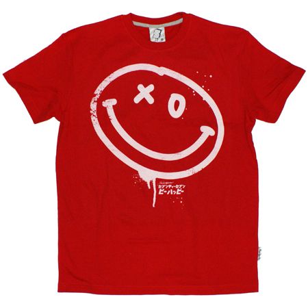SeventySeven Smiley Face Red T-Shirt