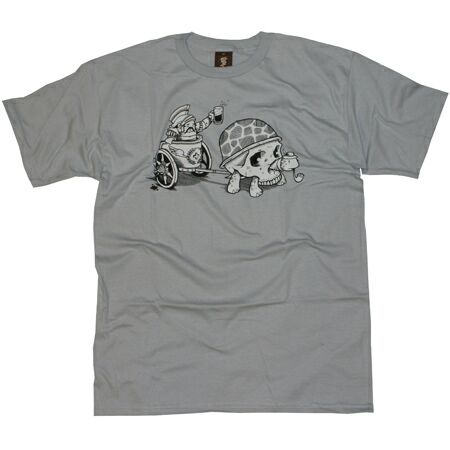 Upper Playground Slow And Steady Grey T-Shirt