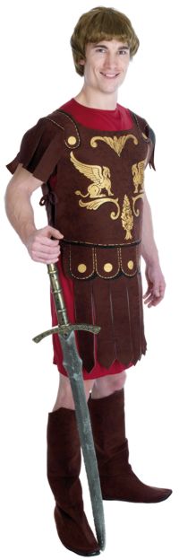 Mens Costume: Gladiator Soldier (Size Small)