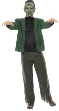 Mens Costume: Monster with Mask (One Size)