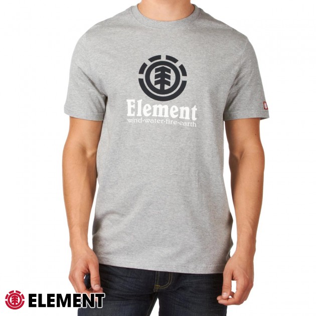 Element Vertical T-Shirt - Grey Heather
