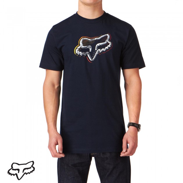 Fox Moonlight T-Shirt - Navy