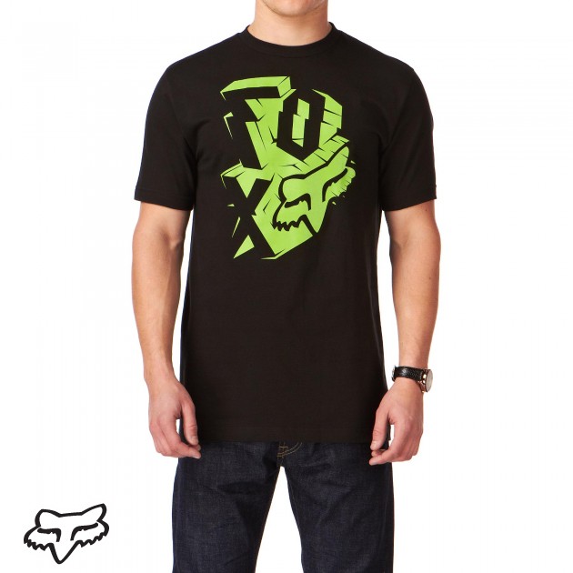 Fox Whacky T-Shirt - Black/Green