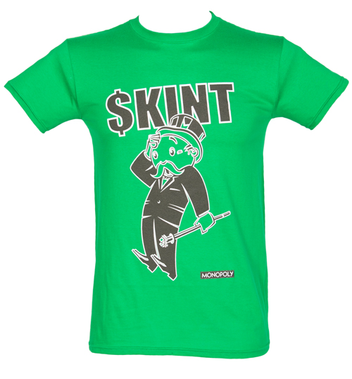Green Skint Monopoly T-Shirt