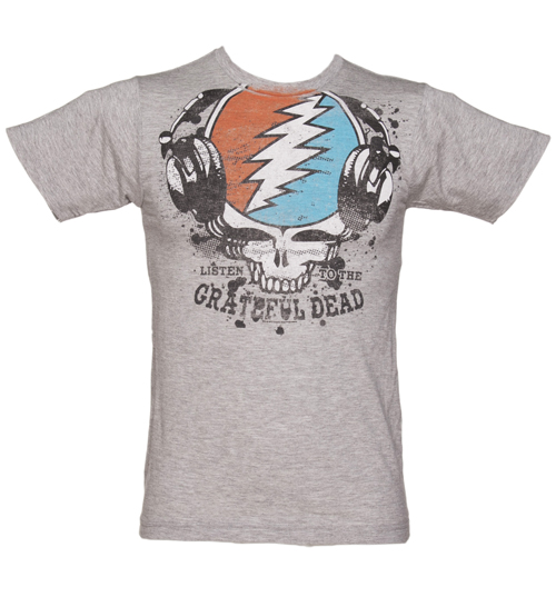 Grey Marl Grateful Dead Listen T-Shirt
