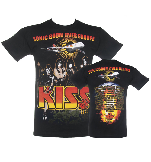 Mens KISS Europe Tour T-Shirt