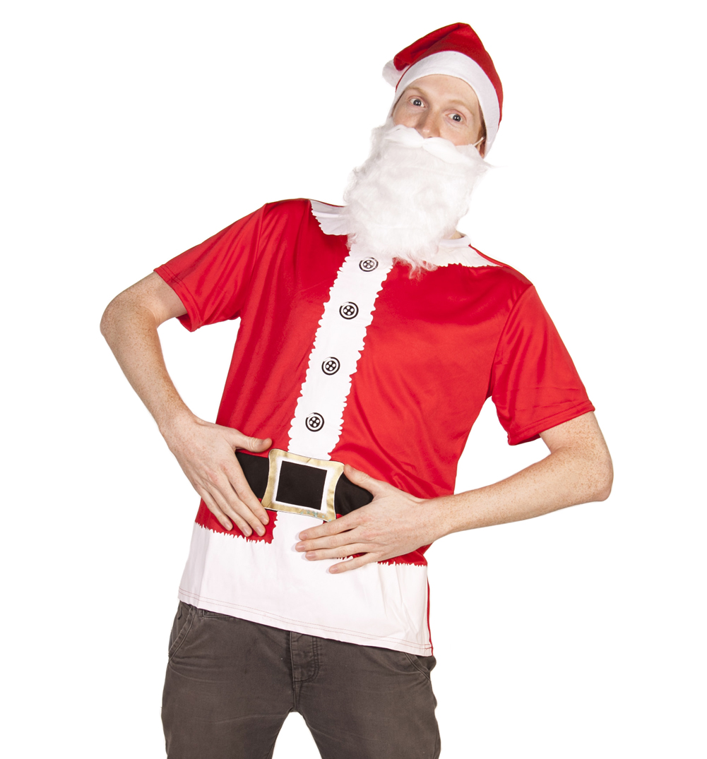 Santa Claus Fancy Dress Costume T-Shirt