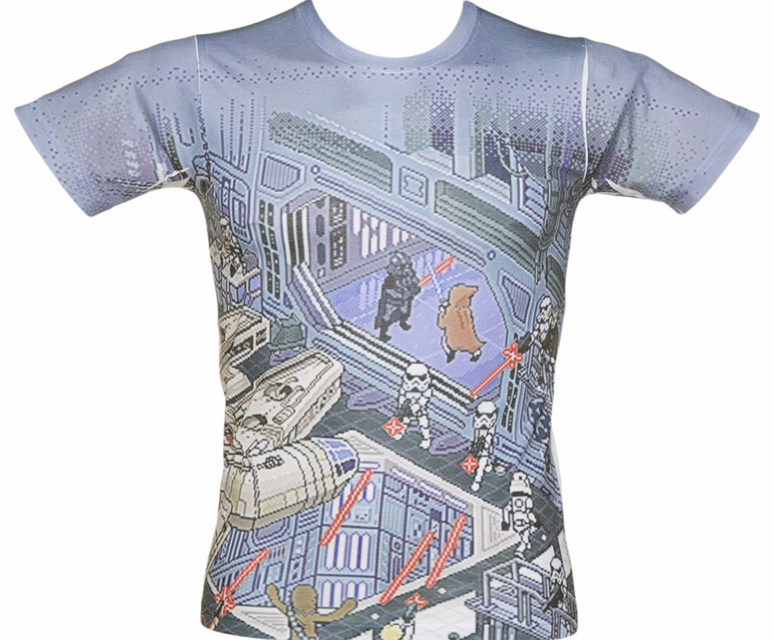 Star Wars Hangar Pixels Sublimation T-Shirt
