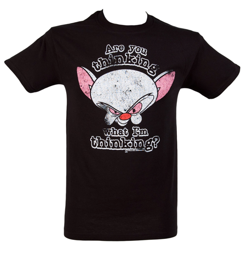 Mens Thinking Pinky And The Brain T-Shirt