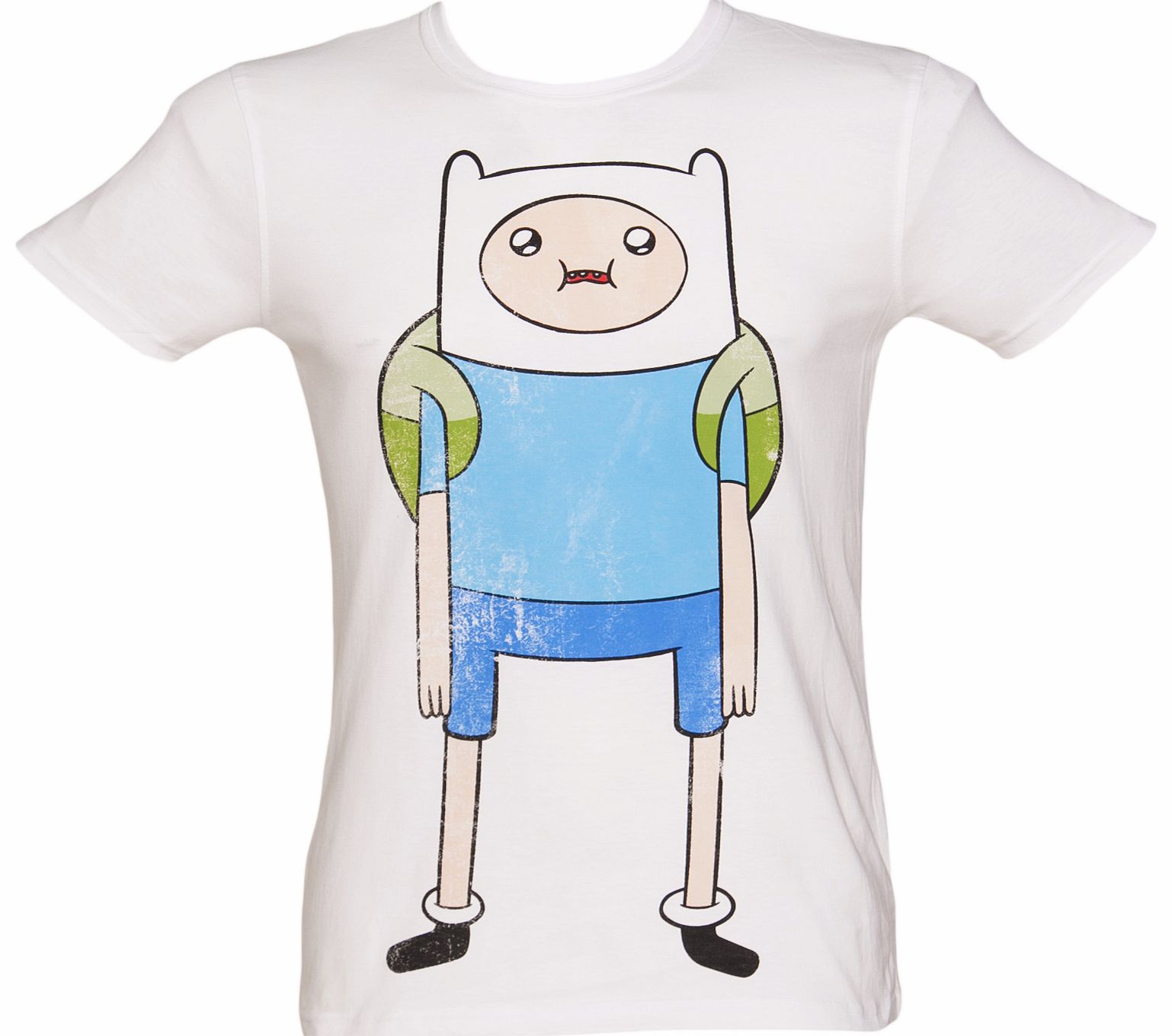 White Adventure Time Finn T-Shirt