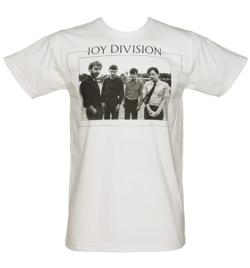 White Joy Division Photographic T-Shirt