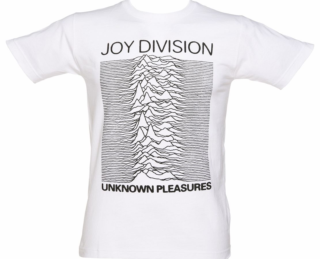 White Joy Division Unknown Pleasures T-Shirt