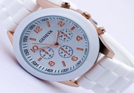Menu Life New Fashion Designer Ladies sports brand silicone watch jelly watch quartz watch for women men (Pink)