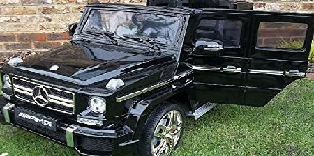 Mercedes-Benz Epic Licensed Mercedes G63 AMG G Wagon 4 x 4 SUV - 12v Electric / Battery Ride on Car / Jeep Black
