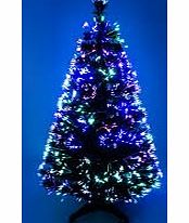 3ft Green Indoor Pre-Lighted Artificial Spectrum Fibre Optic Christmas Tree
