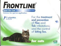 Merial Frontline Spot-on for Cats:3x0.5ml