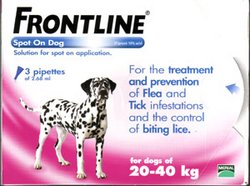 Frontline Spot-on for Dogs:3x2.68ml